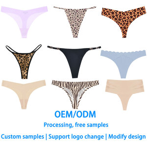 <span class=keywords><strong>Intimo</strong></span> Donna Personalizzato OEM/ODM: Perizoma Monopezzo Stampato Senza Cuciture in Seta Ghiaccio; Slip <span class=keywords><strong>Taglie</strong></span> <span class=keywords><strong>Forti</strong></span>; Lingerie Donna - Product Image 1