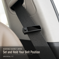 Nouveau stabilisateur universel de ceinture de sécurité ABS, limiteur réglable, anti-impact, anti-bruit, anti-vibration, accessoires pour ceinture de sécurité de voiture