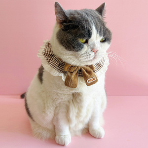 Nouvelle écharpe pour animaux de compagnie d'automne et d'hiver <span class=keywords><strong>avec</strong></span> bavoir pour chat et serviette pour chien - Product Image 3