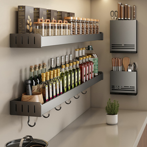 <span class=keywords><strong>Support</strong></span> de rangement multifonctionnel pour la cuisine <span class=keywords><strong>Support</strong></span> pour <span class=keywords><strong>outils</strong></span> de cuisine sans perforation <span class=keywords><strong>Support</strong></span> <span class=keywords><strong>mural</strong></span> pour couteaux de cuisine <span class=keywords><strong>Support</strong></span> pour planche à découper en métal - Product Image 5