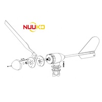 Nuuko Energy 5000W 220V éolienne verticale avec générateur de puissance pour usage domestique prix d'usine batterie au plomb-acide