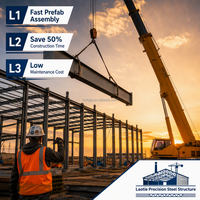 Atelier préfabriqué en structure d'acier certifié CE, hangar à construction rapide, bâtiment industriel à ossature légère en acier pour l'infrastructure de l'Asie du Sud-Est