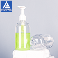 Flacon distributeur de savon liquide de voyage de 300 ml, vide, à pression, pour shampoing, gel douche, lotion, avec bouchon à vis pour salle de bain