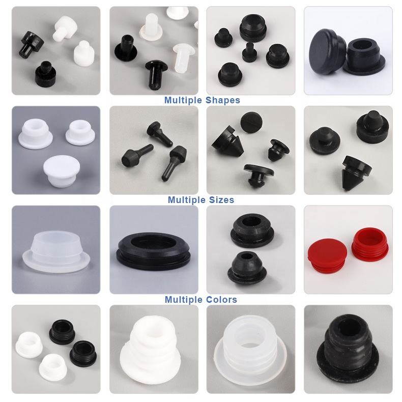 Bouchons De Trou En Caoutchouc De Silicone Solide 2,7 Mm 3 3