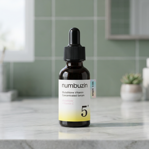 Numbuzin No.5+ Glutathione Vitamin Concentrated Serum - Korean Skincare Glutathione Vitamin Serum Brightening <b>Face</b> <b>Care</b> - Product Image 2
