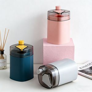 <b>Toothpick</b> Holder Plastic Push Button Storage Box For Home Hotel Restaurant Gray And Dark Blue 240 Units - Product Image 1