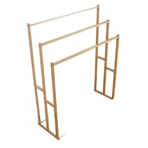 Bamboo floor-standing coat <b>rack</b> for bedroom, simple household <b>clothes</b> <b>rack</b>, balcony <b>clothes</b> drying <b>rack</b>, living room bamboo - Product Image 5