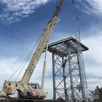 Marco de tanque de almacenamiento de agua elevado barato Torre de estructura de acero galvanizado en caliente de agua