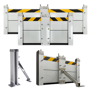 Panneaux portatifs de barrière de contrôle des inondations en aluminium à fermeture automatique Système de protection contre les inondations de porte à ouverture automatique - Product Image 3
