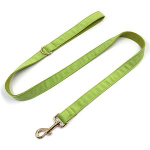Collare per cani in morbido velluto verde con fibbia dorata collare per cani con etichetta privata con logo personalizzato guinzaglio per collare di cane di lusso per grande papillon - Product Image 5