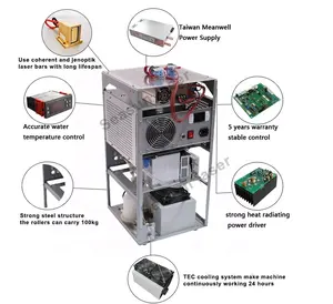 Longue durée de vie 808 pièces laser à diode type différent pièces de pièce à main ensemble kit d'alimentation pour machine d'épilation