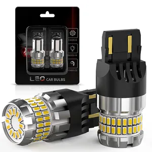 Yeni modeller 12V araba LED ışık ampul ters işıklar ww21 P27 1156 1157 7443 3157 T20 dönüş fren sinyal ışığı