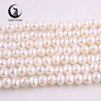 Perles de culture d'eau douce rondes de 4.3 à 4.6mm, de forme ronde 3A, en vrac, vente en gros