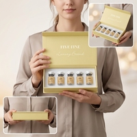 Boîtes rigides personnalisées avec logo, pour ampoules cosmétiques faites à la main, peptides, flacons de 2 ml à 15 ml, étiquettes imprimées quadricolores, fermeture magnétique, boîte cadeau