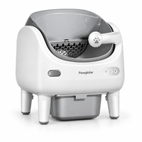 Bac à litière intelligent pour chat V6 4 kg ABS à ouverture supérieure, nettoyeur automatique avec capteurs radar, nivellement du litière et contrôle des odeurs par pulvérisation