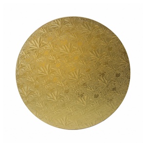 Wholesale Thick Food Grade Paper White Cake Boards Gold 3mm Cake Drums - Product Image 4