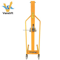 Offre Spéciale 100kg 150kg 200kg manuel Mini élévateur main pousser chariot élévateur Type treuil ascenseur levage 1.5M de haut