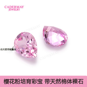 Cadermay Jewelry Pear Cut Pink Zircon Loose Stones 3x4mm To 8x10mm For Jewelry Making - Product Image 5