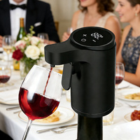 Dispenser Anggur Pintar 1-99ML Baru, Dapat Diatur, Dilengkapi Layar LED Digital, Aerator Anggur, Cocok untuk Pesta, Dispenser Otomatis untuk Whiskey dan Minuman Keras