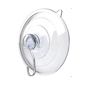 1.97 inch Nhựa Hút cup với bền móc kim loại phòng tắm & bếp Hooks & đường ray - Product Image 1
