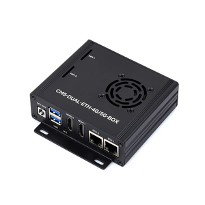 Placa Base Dual Ethernet Waveshare para <span class=keywords><strong>Raspberry</strong></span> <span class=keywords><strong>Pi</strong></span> Cm5, Suporta Módulo 4g/5g, Saídas de Display Dual 4k, Dual Mipi - Product Image 1