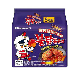 Samyang <span class=keywords><strong>Buldak</strong></span> <span class=keywords><strong>Carbonara</strong></span> Cremoso 140 g Fideos Instantáneos Sabor Pollo Picante - Product Image 6