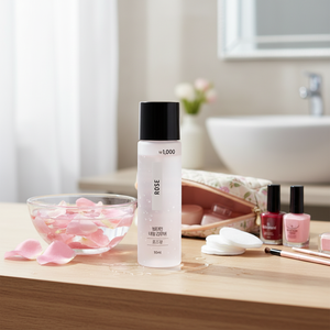 Dissolvant de vernis à ongles professionnel coréen K-Beauty 110ml parfumé à la rose, doux, hydratant, enrichi en Vitamine K, soin cosmétique pour les ongles - Product Image 3