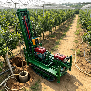 Petite plateforme de forage de puits d'eau avec pompe à boue pour le marché africain 150m - Product Image 2