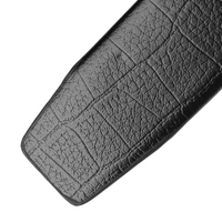 Ceinture automatique en cuir de crocodile microfibre pour hommes LY35-3347