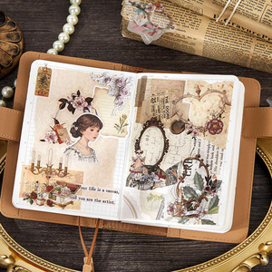 20 adesivi per confezione, serie floreale da giardino, cornice vintage, adesivi decorativi fai da te per diari fatti a mano - Product Image 3