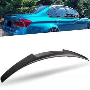 Spoiler Posteriore in Plastica <span class=keywords><strong>ABS</strong></span> Stile M4 Effetto Fibra di Carbonio per Audi A4 S4 A5 S5 A6L B8 B8.5 2005-2015 Kit Carrozzeria Auto - Product Image 3
