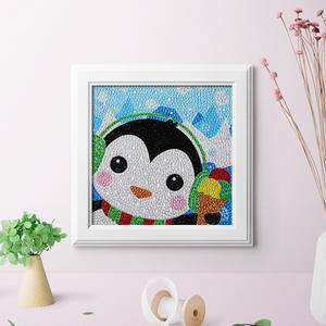 Vente en gros 5d DIY Diamond Paintings Kit Home Decoration Cartoon Animal <span class=keywords><strong>Anime</strong></span> Design Diamond Paintings Toy Set pour enfants - Product Image 6