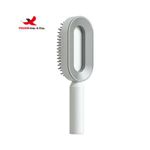 Brosse à cheveux ABS à nettoyage automatique à un clic, avec support, prix de gros bas, pour femmes - Product Image 2
