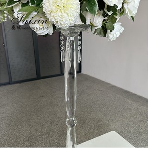 ZT-594 cao Pha Lê Hoa cưới đứng thiết kế đơn giản cho trung tâm đám cưới thanh lịch và trang trí sự kiện - Product Image 5