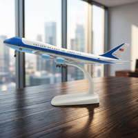 Modèle d'avion en métal moulé sous pression Boeing 747-200B Air Force One de 20 cm avec trains d'atterrissage