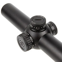 Lunette de visée Stalker 10x LPVO en aluminium, haute définition, lentilles en verre entièrement multicouches, tube de 30 mm, étanche, réglable, tactique, 24 mm