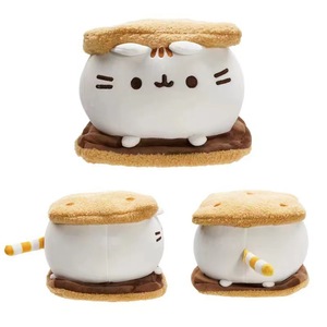 Hot bán mềm dễ thương Kawaii động vật Mèo búp bê Cookie Kem Sushi khoai tây chiên Donut Mèo Nhồi bông đồ chơi sang trọng - Product Image 2