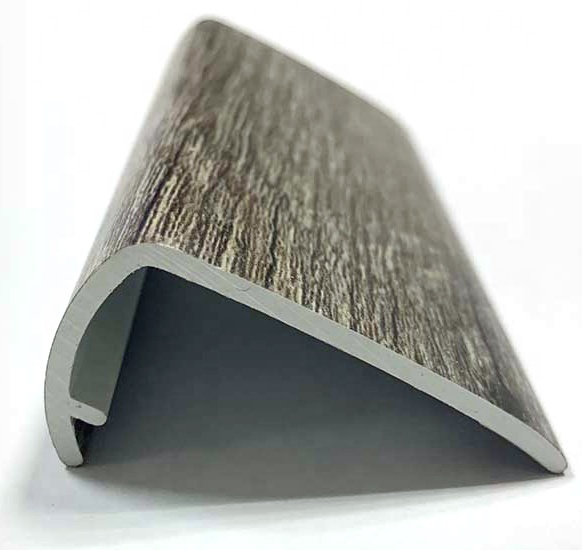 Plastic PVC Vinyl Stair Nose Molding