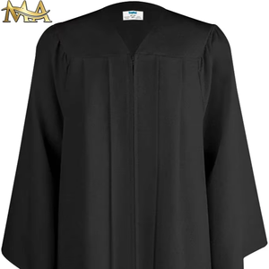 Unisex Matte Tốt Nghiệp Gown Cho Trường Trung Học, Choir Robes Cho Nhà Thờ, Thẩm Phán Robes Trang Phục 12 Màu Sắc - Product Image 1
