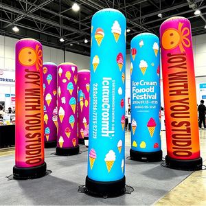 Columna Inflable Impermeable para Eventos al Aire Libre, con Logotipo Personalizado Impreso, Columna de Aire Inflable con Soplador Interno para Promoción de Marca - Product Image 1