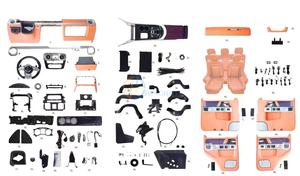 Kit de Rénovation Intérieure de Voiture pour Mercedes Benz Classe G Kit de Mise à Niveau Intérieur de la Classe G 2002-2018 W463 vers W464 Style G63 B-<span class=keywords><strong>Brabus</strong></span> - Product Image 5