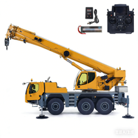 Grue mobile RC hydraulique en métal Eyewhale D1050 1:14, modèle de simulation complète tout-terrain, camion de construction télécommandé
