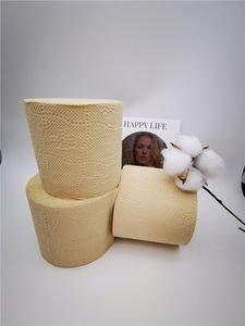 Papier toilette en pâte de bambou 1 pli personnalisé de haute qualité Papier toilette écologique et de qualité supérieure - Product Image 6