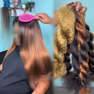 100 % Premium Haute Température 300F Mèches Tressées au Crochet Vixen Crépues Couleur Lots Sensation Cheveux Naturels - Product Image 2