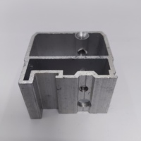 Tengshuo Moderno y Delgado Conector de Columna Central Oculto para Puertas Correderas, de Aluminio 6063-T5, con Tornillo para Esquina de Hotel