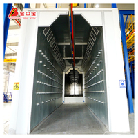 Ligne de peinture automatique personnalisée BZB pour composants structurels d'excavatrices et de grues à tour, revêtement anticorrosion