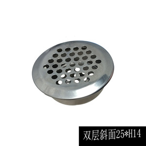 Stainless Steel <b>Ventilation</b> Cover Round Mesh <b>Grill</b> For Wardrobe Cabinet Furniture Wall Mount Detachable Design - Product Image 2