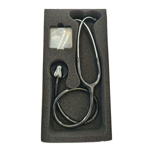 Stéthoscope chromé Kt-130a à tête argentée, dispositif médical manuel, 32x16x4.5cm, origine Wenzhou - Product Image 2