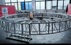 Sistema de armazón de techo de aleación de aluminio, armazón de techo de aluminio con pernos de escenario, armazón de iluminación para conciertos, escenario móvil para conciertos - Product Image 6