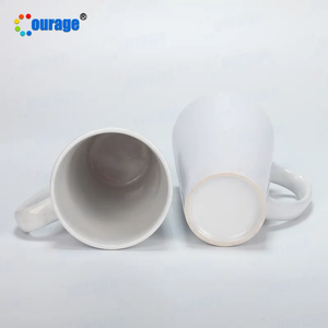 Can đảm 17Oz biểu tượng tùy chỉnh hình nón gốm trắng khoảng trống Sứ thăng hoa công suất lớn cup <span class=keywords><strong>Latte</strong></span> cốc cà phê - Product Image 6